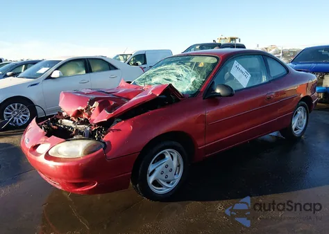 2002 Ford Escort Zx2 из США, поврежденный, VIN 3FAFP11352R187054